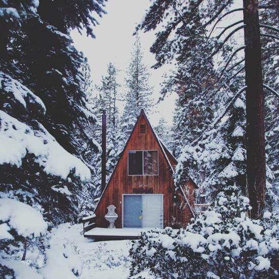 winter winterhütte design ideen baumhaus ferienhaus