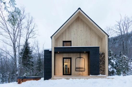 winterhütte design ideen baumhaus ferienhaus ideen