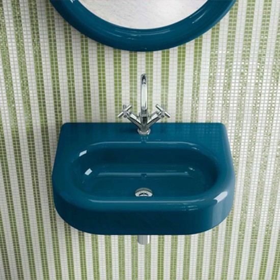 farbiges waschbecken moderne badezimmer