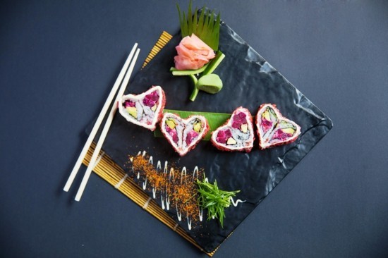 sushi zubereiten valentinstag ideen