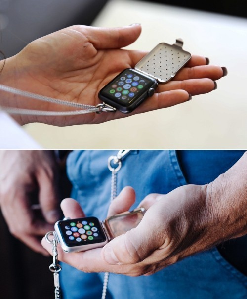 Alte Taschenuhren erleben eine modernisierende Wiedergeburt smartwatch uhr von apple