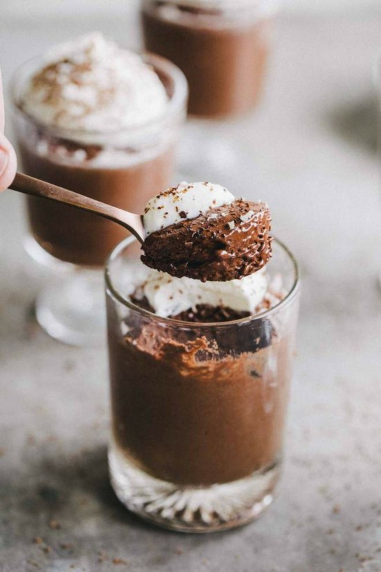 kaffe schokoladenmuosse schnelle desserts im glas