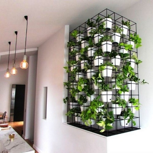 Diese 60 DIY hängende Gärten liegen voll im Trend ecke küche vertikal käfig