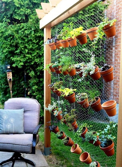 Diese 60 DIY hängende Gärten liegen voll im Trend gitter zaun raumteiler garten ideen