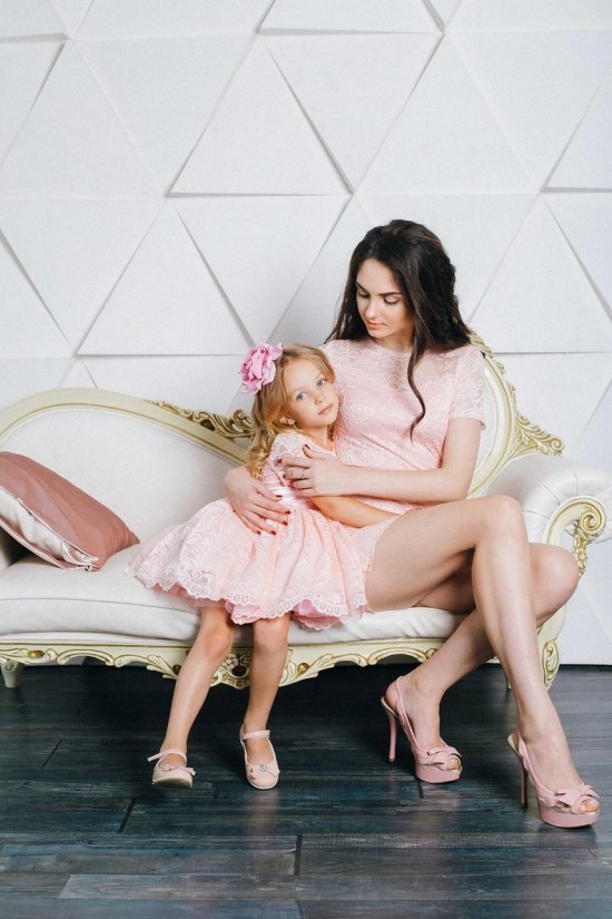 100 tolle Mutter Tochter Kleid Ideen und Styling Tipps elegant und modern in rosa