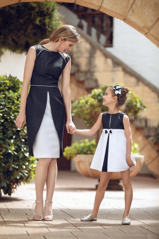 100 tolle Mutter Tochter Kleid Ideen und Styling Tipps schwarz weiß profi kleid elegant