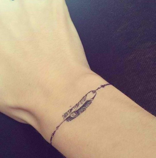 feder tattoo armband tattoo
