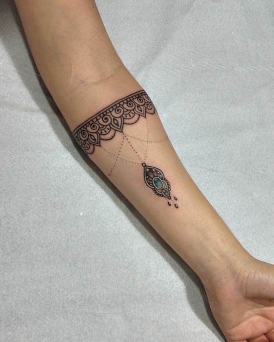 frauen tattoo design armband tattoo