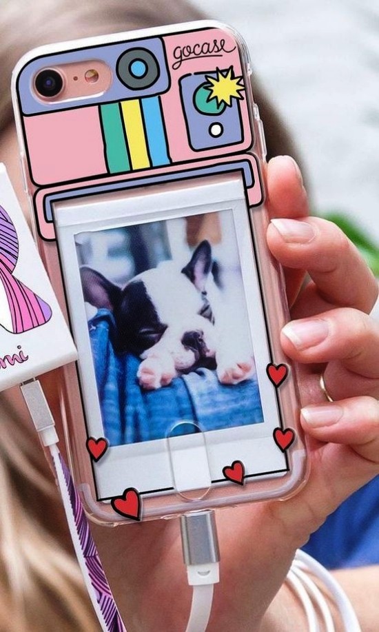 Handyhülle designen leicht gemacht – 100 kreative Ideen zum Selbermachen hund foto und comic rahmen kamera