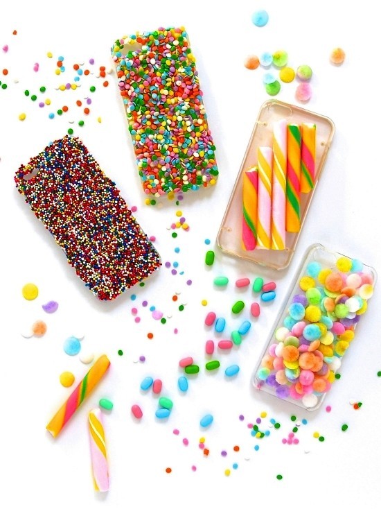 Handyhülle designen leicht gemacht – 100 kreative Ideen zum Selbermachen süßigkeiten bunt niedlich