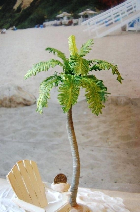70 sommerliche und kinderleichte Ideen zum Palme Basteln palme selber machen deko strand