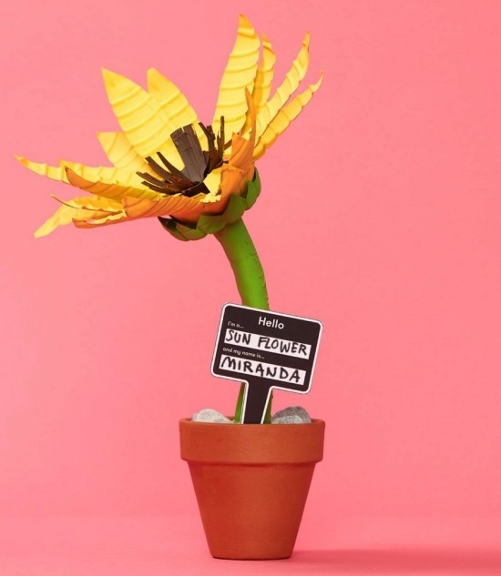 80 umwerfende Ideen und 2 einfache Anleitungen zum Sonnenblume Basteln blume aus plastikflasche basteln