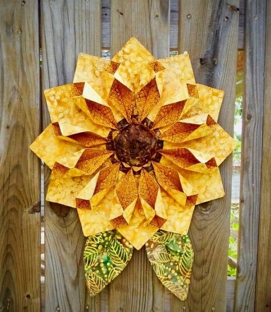 80 umwerfende Ideen und 2 einfache Anleitungen zum Sonnenblume Basteln große gartendeko aus papier falten origami