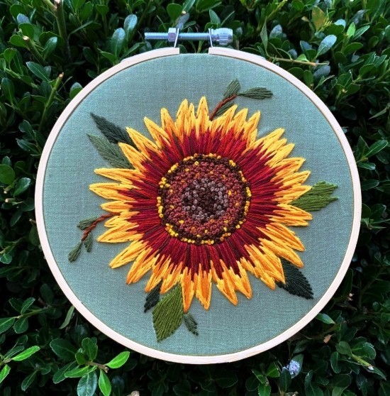 80 umwerfende Ideen und 2 einfache Anleitungen zum Sonnenblume Basteln stricken rahmen mit sonnenblume leicht