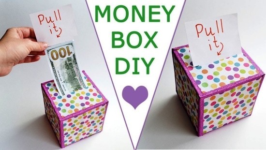Pfiffige und praktische Geldgeschenke basteln taschentücher box mit überraschung
