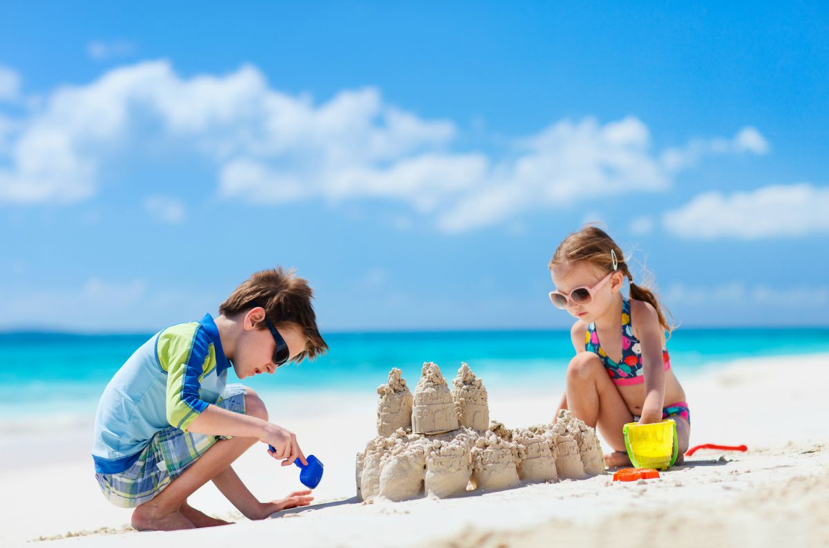 sandburg selber bauen strandspiele