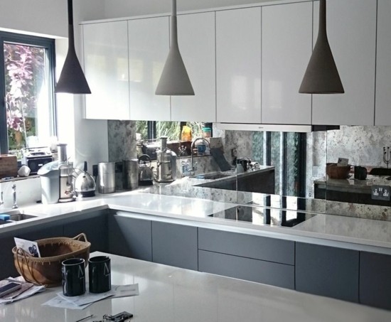 küchentrends 2019 küchenrückwand spiegel
