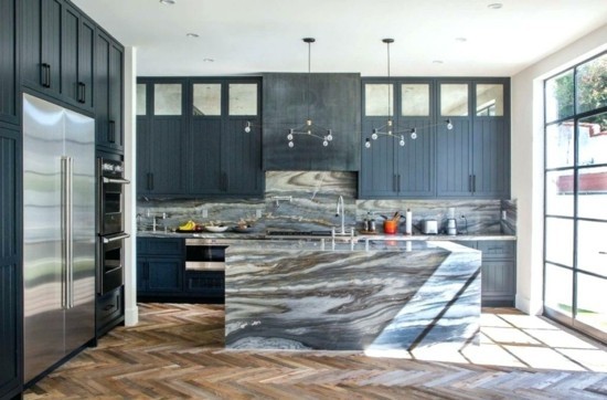marmor küchenrückwand küchentrends 2019 küche einrichten