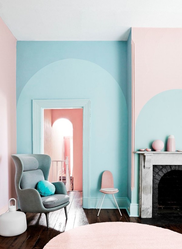 So wählen Sie die richtige Pastell Wandfarbe für Ihr Zuhause rosa und blaue wände pastelle