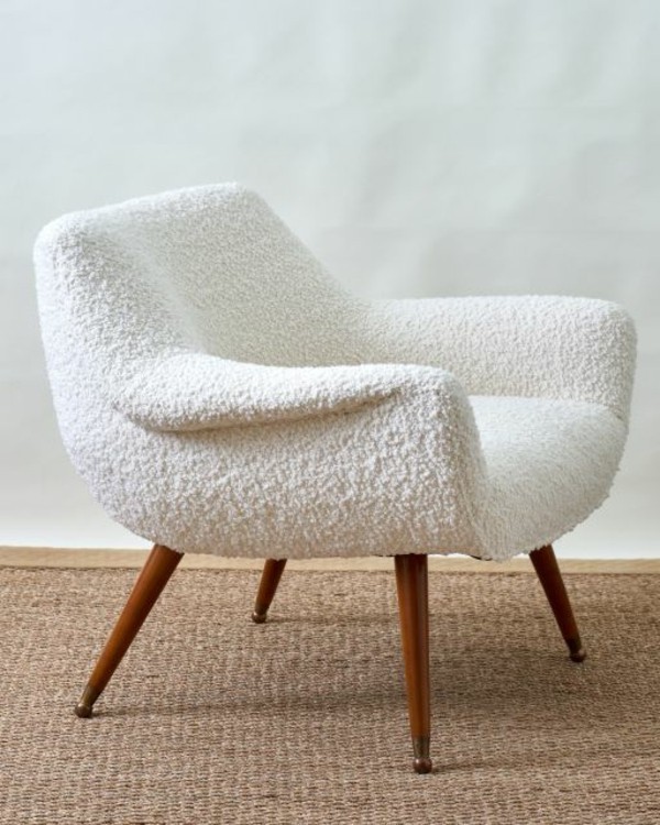 Wohntrends 2020 Möbel Sessel Textur Boucle