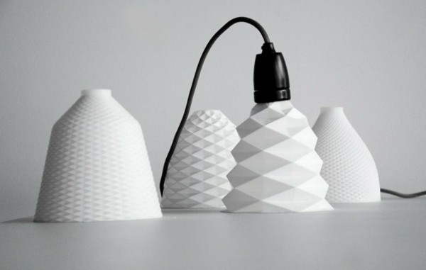 Designerleuchten aus dem 3D Drucker Lampenschirme