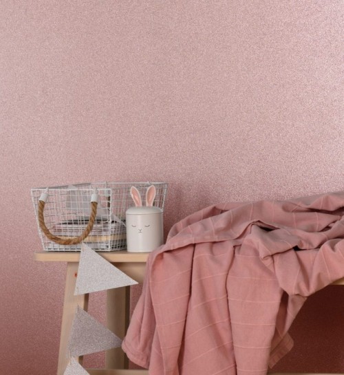 Glitzer Wandfarbe selber mischen und auftragen rosa kinderzimmer wandfarbe mit glitter