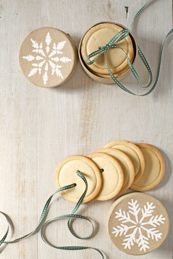 Süße Butterplätzchen zu Weihnachten backen und dekorieren einfache kekse wie knöpfe geschenkidee