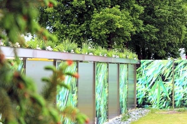Zaunelemente mit Sichtschutz für Außenbereiche gesucht pflanzschale aus edelstahl mit bambus optik