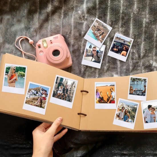 Pfiffige und liebliche Weihnachtsgeschenke basteln für Erwachsene fotoalbum mit erinnerungen und fotos