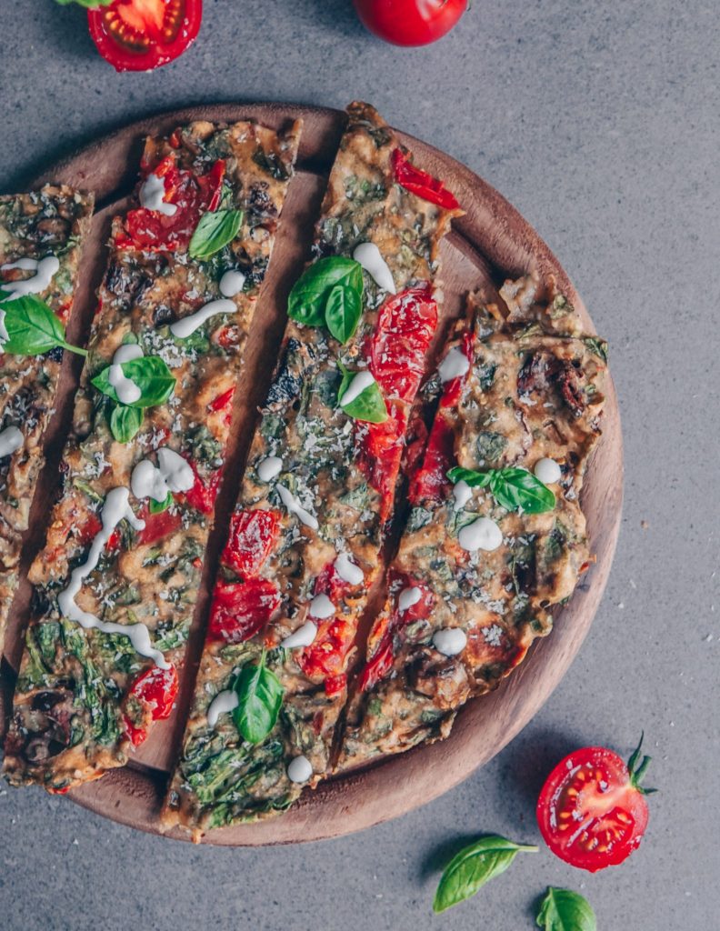 vegan schüttelpizza rezept schnelle pizza ideen