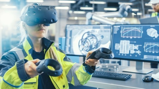 virtual reality high technologie