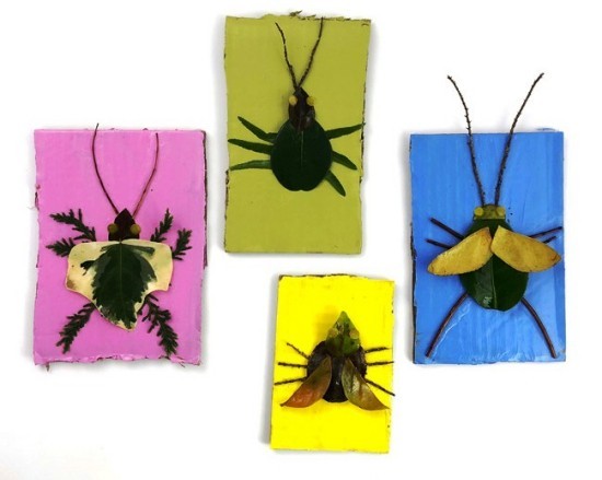 Basteln mit Kindern zum Frühling - 40 kreative Ideen und Anleitung insekte aus naturmaterialien