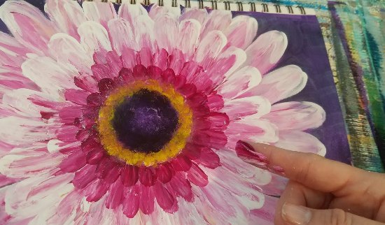 Basteln mit Kindern zum Frühling - 40 kreative Ideen und Anleitung malen mit fingern blumen