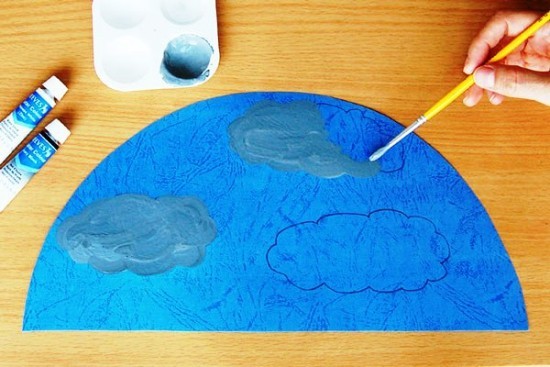 Basteln mit Kindern zum Frühling - 40 kreative Ideen und Anleitung regenwetter malen