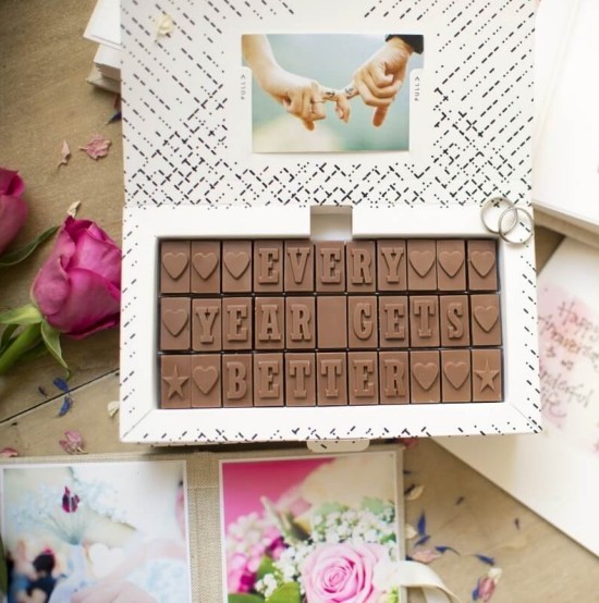 Liebevolle und personalisierte Geschenke für Freundin zu jedem Anlass schokoladen mit persönlichem text