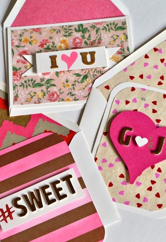 So gestalten Sie die beste Valentinskarte zum 14. Februar einfache bunte karten valentins