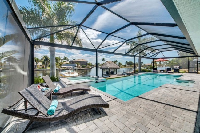 Ferienhaus in Cape Coral mieten und Florida hautnah erleben urlaub haus mit wasserstraße und pool