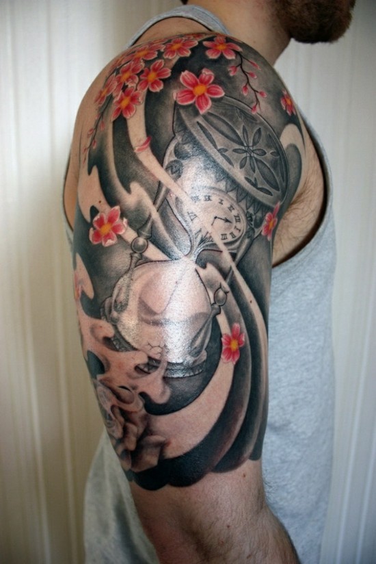 kirschblüten tattoo männer tattoo ideen