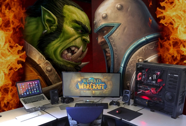 Gaming Zimmer Ideen und Tipps für begeisterte Spieler world of warcraft wandtattoo ideen