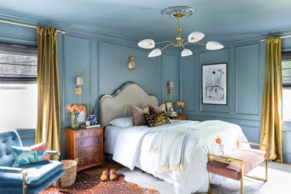 Italienische Schlafzimmer – Eleganz, Stil und Komfort durch italienische Möbel buntes schlafzimmer modern und alt