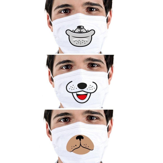 tierische motive mundschutz maske gegen viren