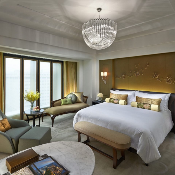 Traumhaftes orientalisches Schlafzimmer einrichten elegantes modernes schlafzimmer gold elemente