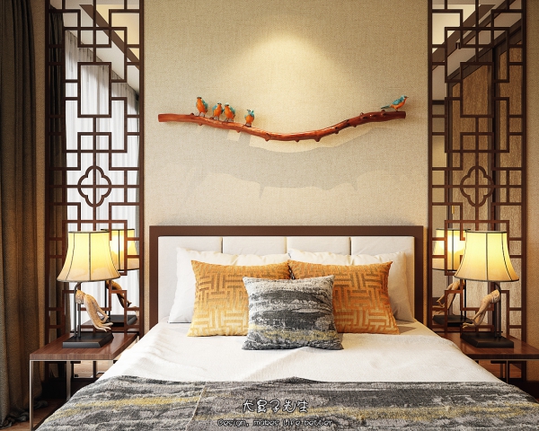 Traumhaftes orientalisches Schlafzimmer einrichten japan china inspiriert schön