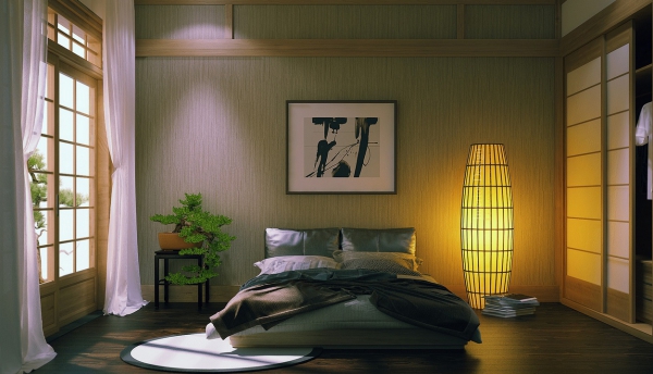 Traumhaftes orientalisches Schlafzimmer einrichten modern minimalistisch schlafzimmer laternen