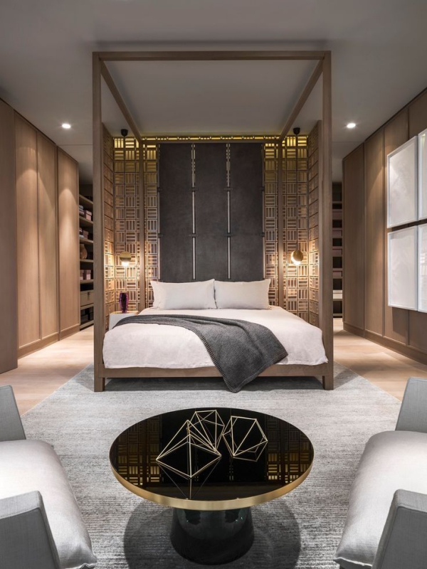 Traumhaftes orientalisches Schlafzimmer einrichten stilvolles zeitgenössisches schlafzimmer modern