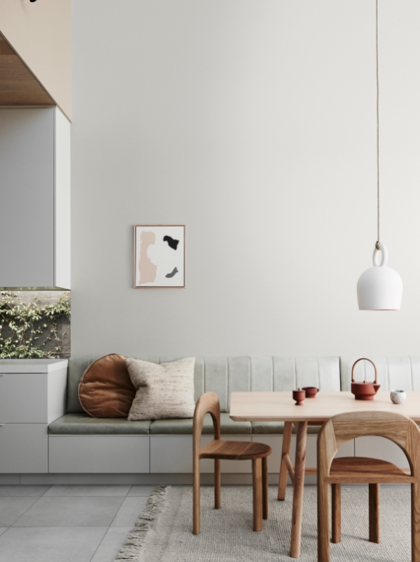 Wandfarbe Hellgrau und wie Sie sie richtig einsetzen esszimmer küche hellgraue wände
