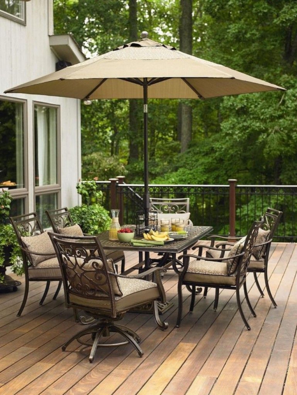 Die besten Sonnenschirme mit UV-Schutz für den patio balkon terrasse