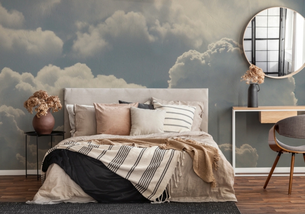 Fototapete fürs Schlafzimmer Wolken