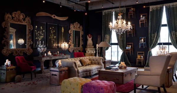 Steampunk Möbel und Einrichtungstipps für den perfekten Vintage Look viktorianisch wohnzimmer luxus