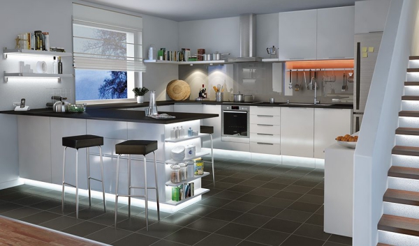 Wieviel Licht braucht ein Raum moderne küche beleuchtung